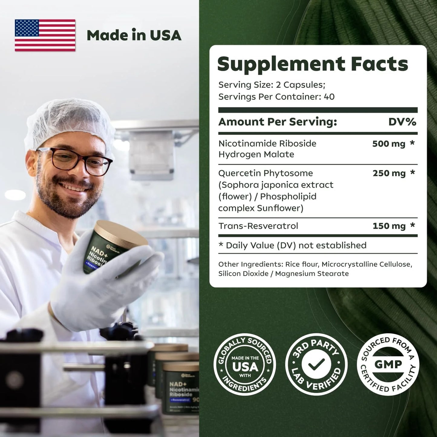 Reus Research NMN - #1 Producto original desarrollado en Estados Unidos