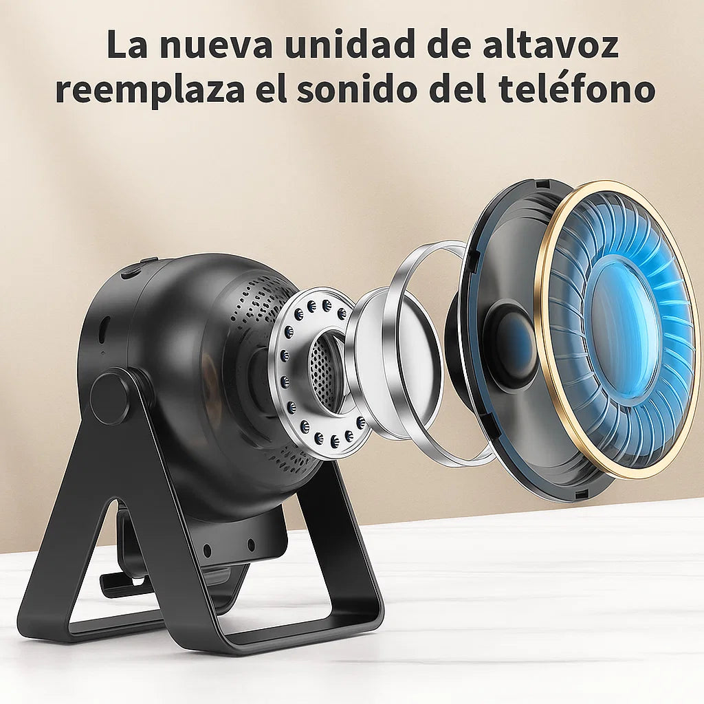 EasySound™ – Altavoz sin Bluetooth con base de carga rápida inalámbrico 4 EN 1