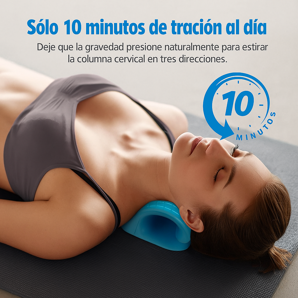 TractiFlex™ – Dispositivo ergonómico que descomprime vértebras, alivia tensión y relaja el cuello