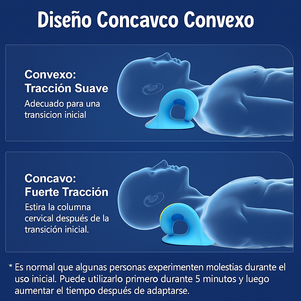 TractiFlex™ – Dispositivo ergonómico que descomprime vértebras, alivia tensión y relaja el cuello