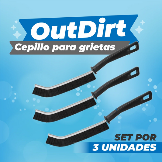 OutDirt© Cepillo de Limpieza X 3 Unidades
