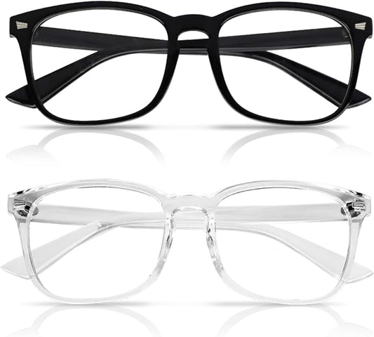 OptiBlue™ – Gafas filtro luz azul unisex (pack x2) para proteger tus ojos de pantallas, reducir fatiga visual y mejorar el descanso diario