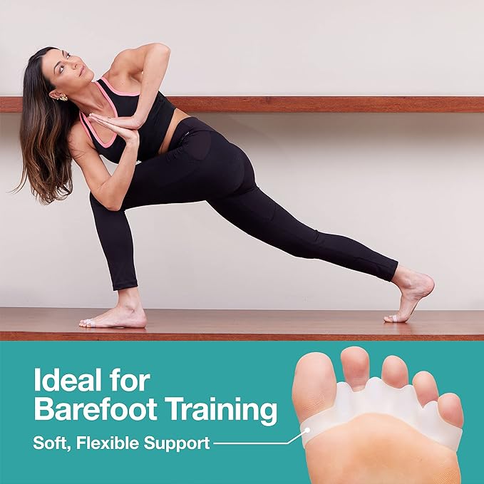 SeparaPracti Pro™ – Separador de dedos de silicona premium para el cuidado y alineación de tus pies