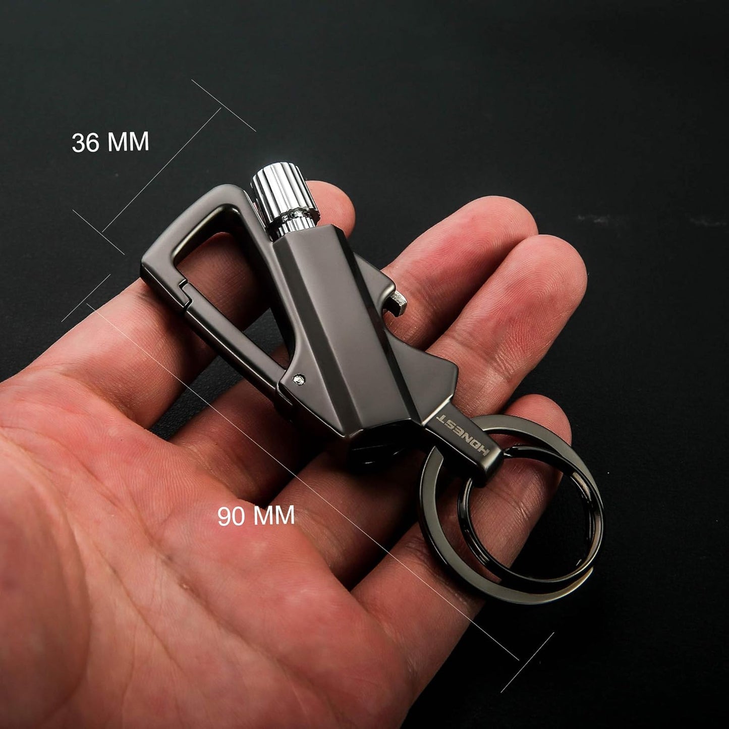 FlameKey™ - Encendedor infinito y abridor portátil de acero inoxidable