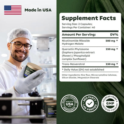 Reus Research NMN - #1 Producto original desarrollado en Estados Unidos