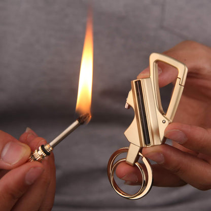FlameKey™ - Encendedor infinito y abridor portátil de acero inoxidable