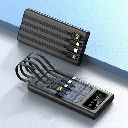Kingmox™ - Batería Portatil Solar 20,000 MAh 4 EN 1