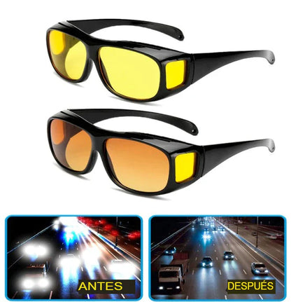 Kit de Gafas de Conducción Nocturna 2x1 - SafeDrive™