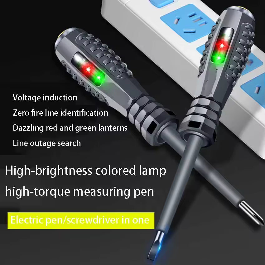 ElectroTest Pro™ – Detector de voltaje multifuncional con luz LED y protección total