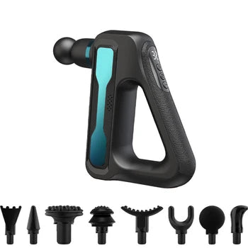 Masajeador Profesional Triangular de Alta Gama: 32 Velocidades y 8 Cabezales para el Mejor Alivio