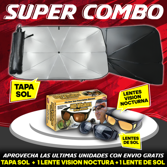 LENTES VISIÓN NOCTURNA + ULTRA PROTECTOR SOLAR | ENVIO GRATIS
