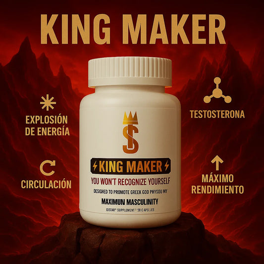 KingMaker™ - Aumenta tu Potencia y Rendimiento , Fórmula Avanzada Natural (30 Cápsulas) –